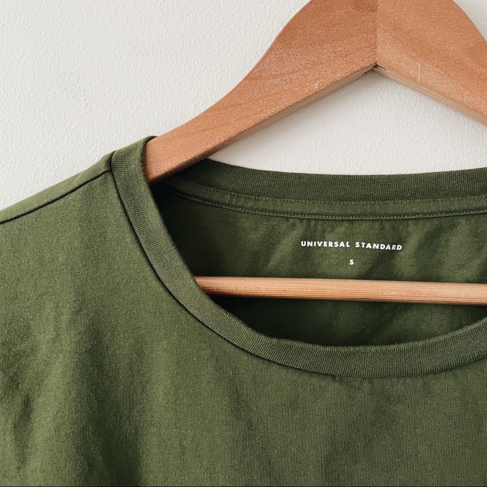 Universal Standard | Olive Green and Black Long Sleeve | Size small | rn148596